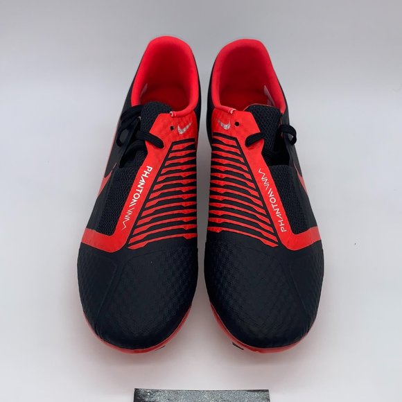 NEW Nike Phantom Academy Black Red Cleats main image 3